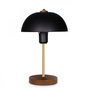 Opviq Lámpara de Mesa de Metal Negra AYD-2795